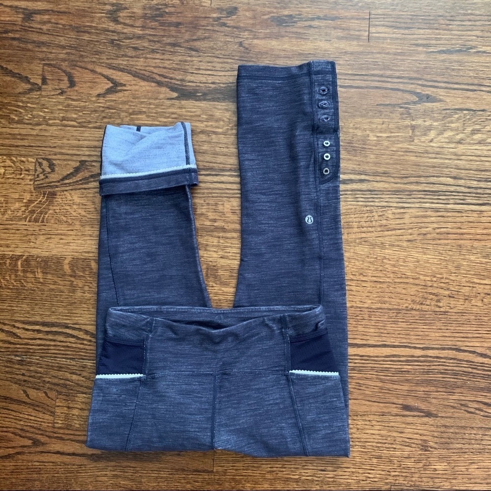 Lululemon crop denim leggings